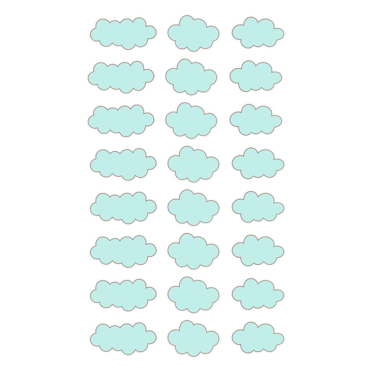 Class Rules! Small Blue Cloud Die Cut Classroom Accents by B2C™